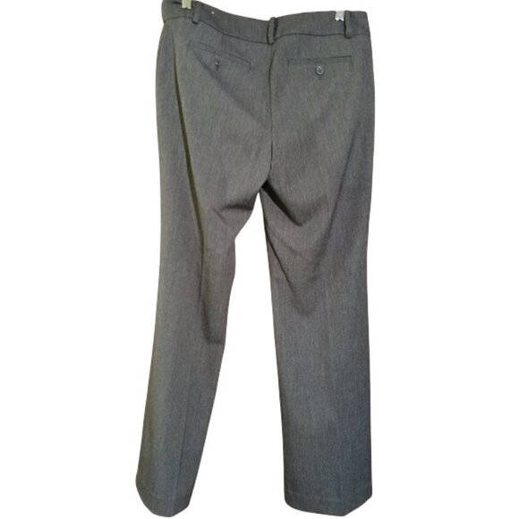 NWT LOFT "Original Dress Trouser" Gray Wide Leg 6P - Picture 3 of 12